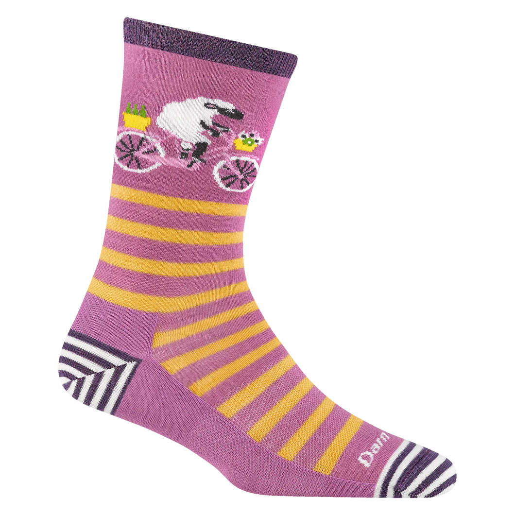 Darn Tough | Animal Haus Crew Lightweight Lifestyle Sock in Lilac
