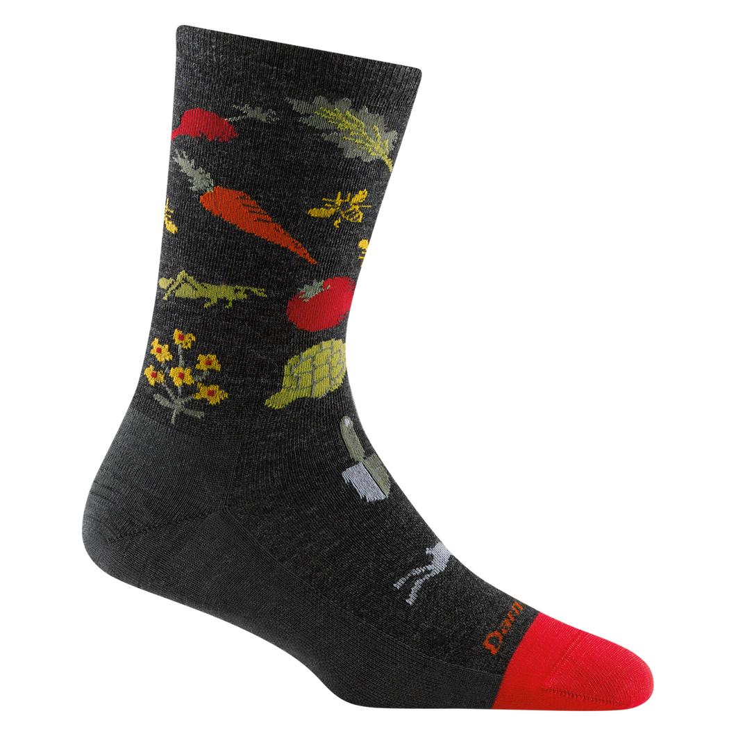 Darn Tough | Farmer's Market Crew Lightweight Lifestyle Sock in Charcoal