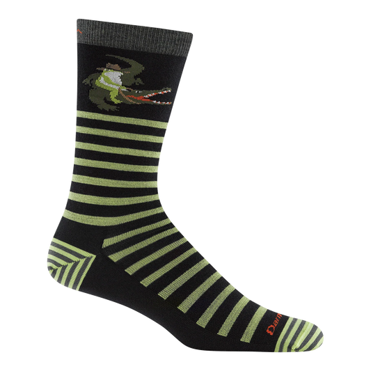 Animal Haus Crew Lightweight Lifestyle Socks in Gator Green