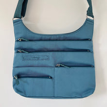 Load image into Gallery viewer, Highway | Teela Multi-Pocket Cross Body Shoulder Bag in Blue Jay x Azure | Medium

