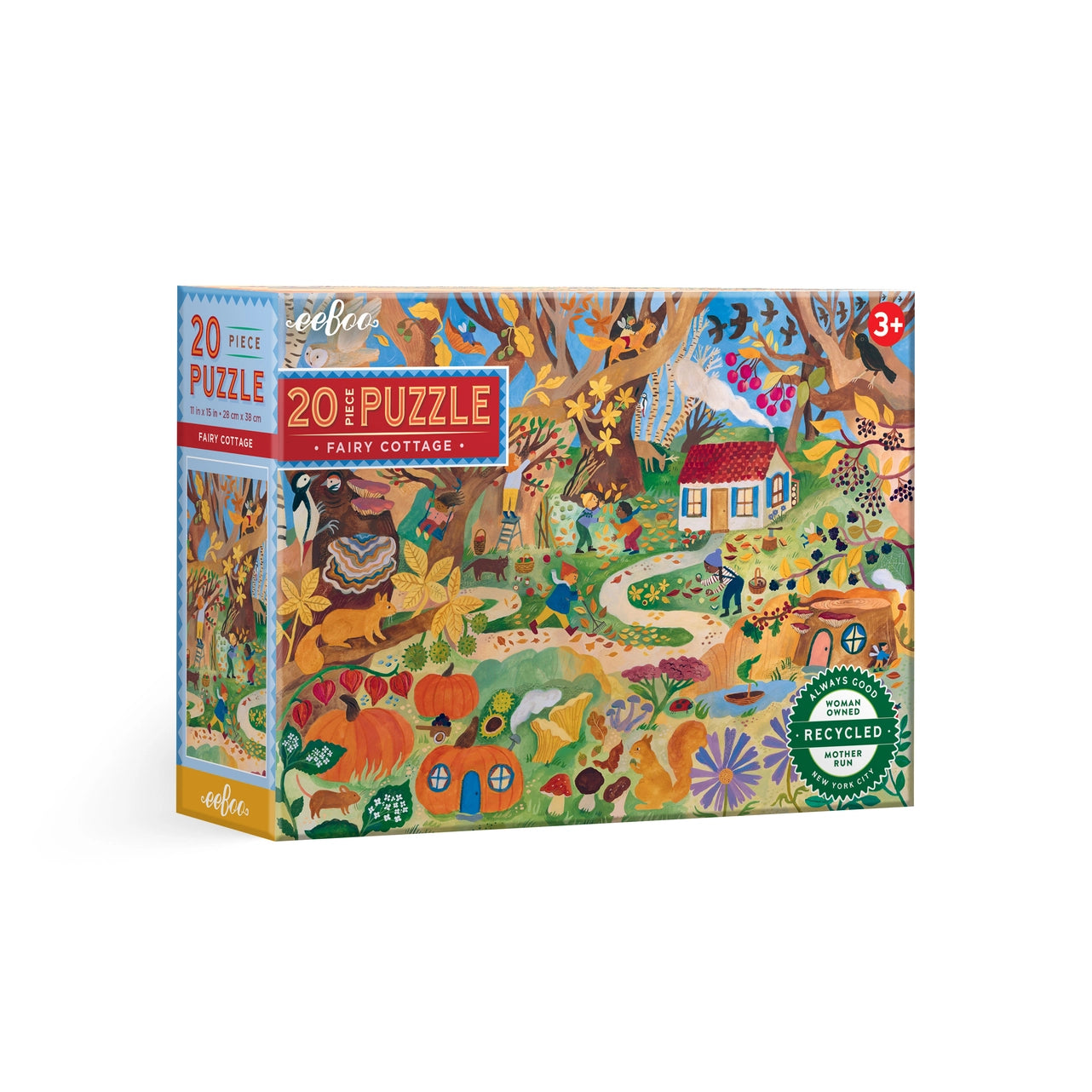 Eeboo | Fairy Cottage 20 Piece Puzzle