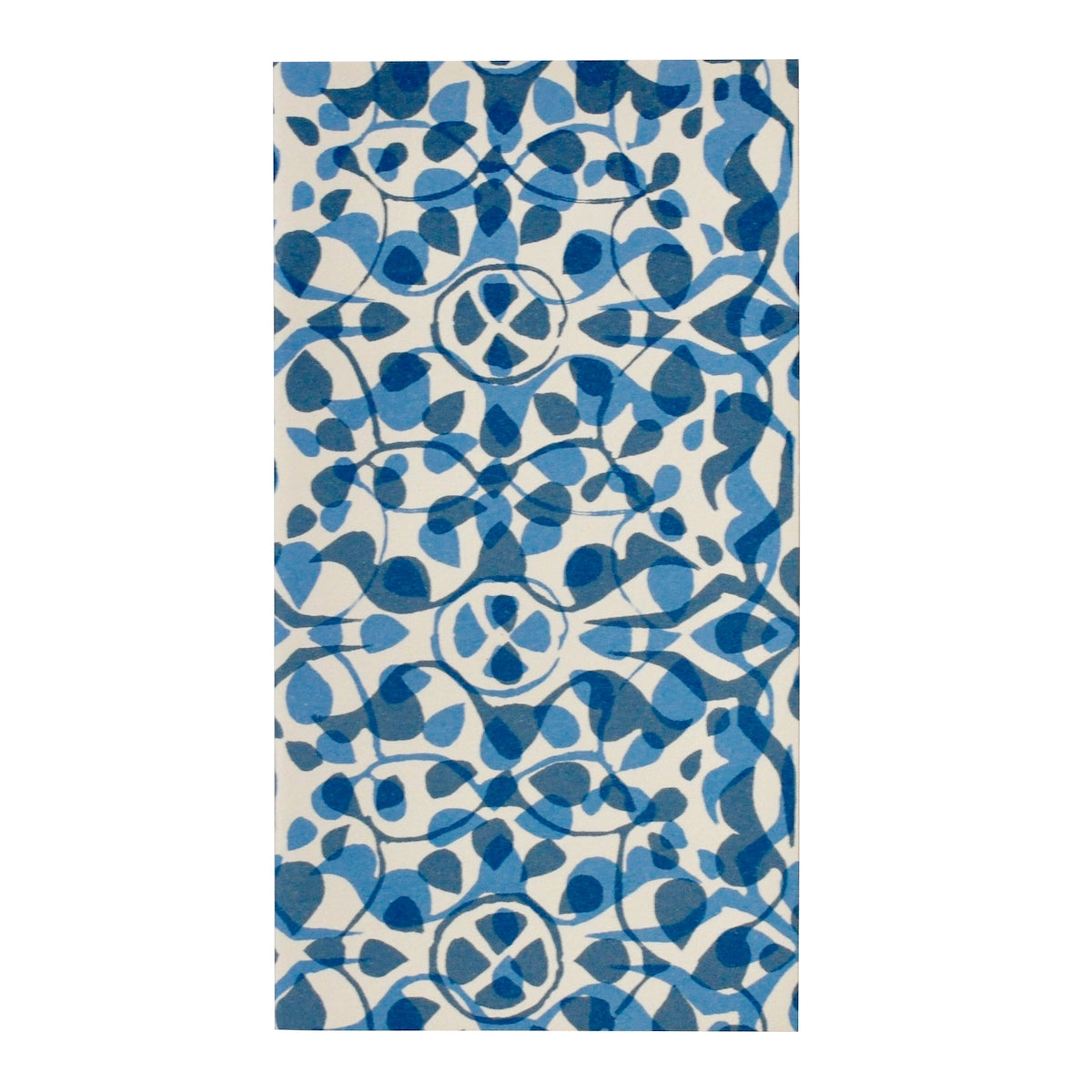 Very Slim List Book in Dappled Blue