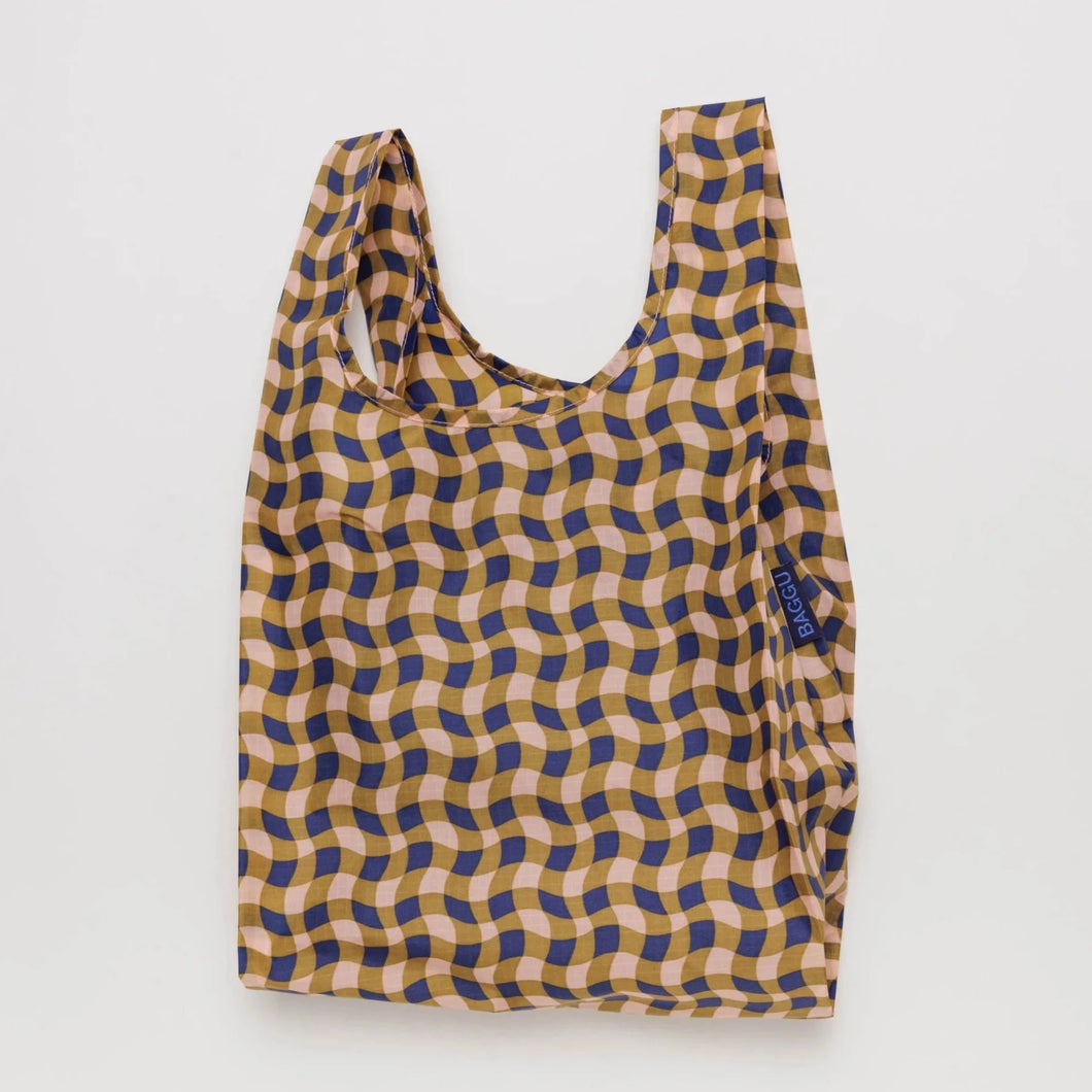 Baggu | Baby Baggu in Wavy Gingham Peach
