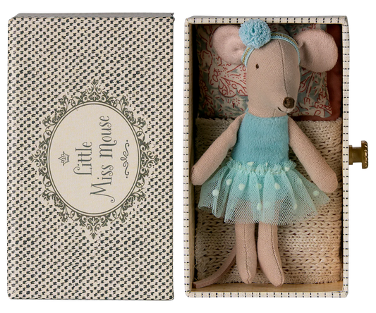 Maileg | Little Sister Dance Mouse in Day Bed