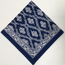 Load image into Gallery viewer, Blockprint Napkin Set/4 | Trellis Navy
