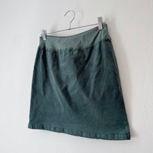Load image into Gallery viewer, Cut Loose | Pinwheel Corduroy Walking Mini Skirt in Myrtle
