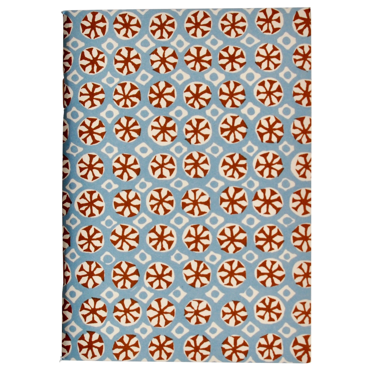 Sea Urchin Pocket Notebook in Sky and Cocoa