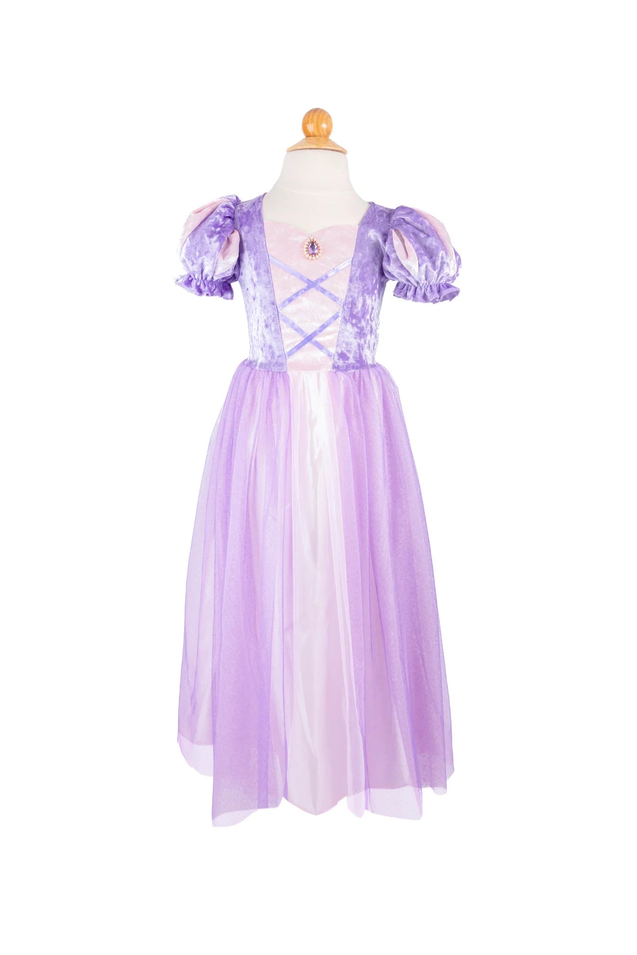Velvety Soft Once Upon a Tower Princess Dress in Purple