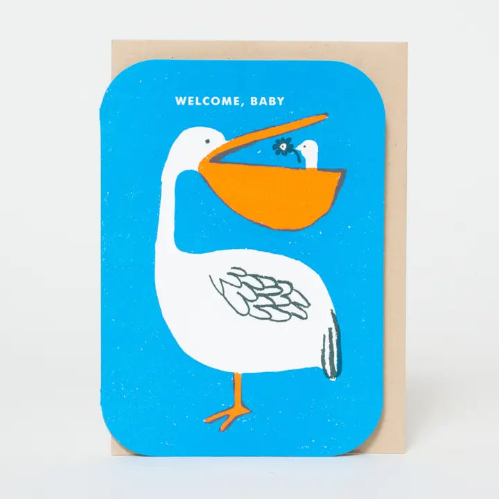 Baby Congrats Pelican Welcome Card