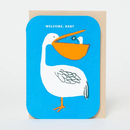 Baby Congrats Pelican Welcome Card