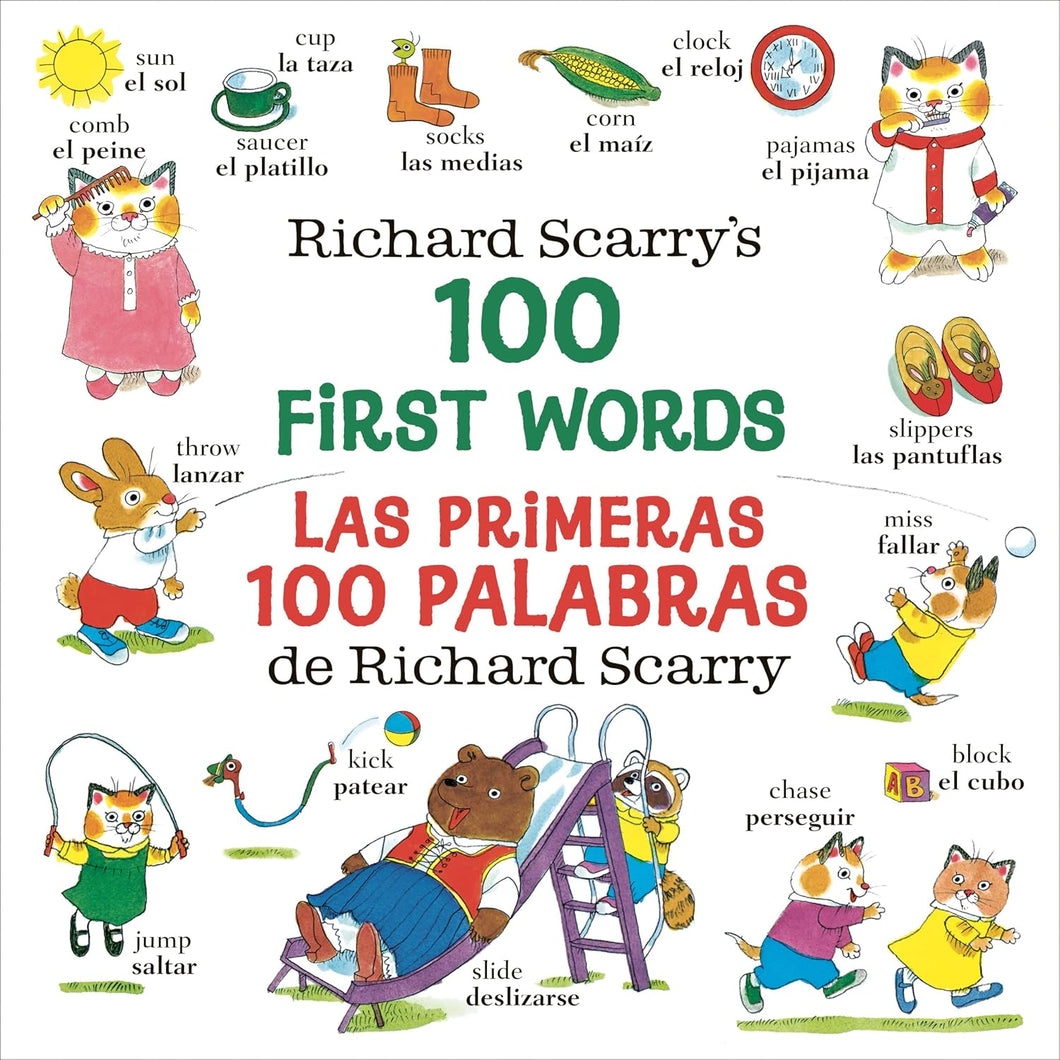 Richard Scarry's 100 First Words / Las Primeras 100 Palabras