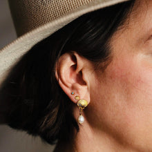 Load image into Gallery viewer, Amano Studio | Shell and Pearl Stud Drop Earrings
