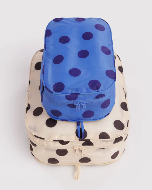 Packing Cube Set in Polka Dot Mix
