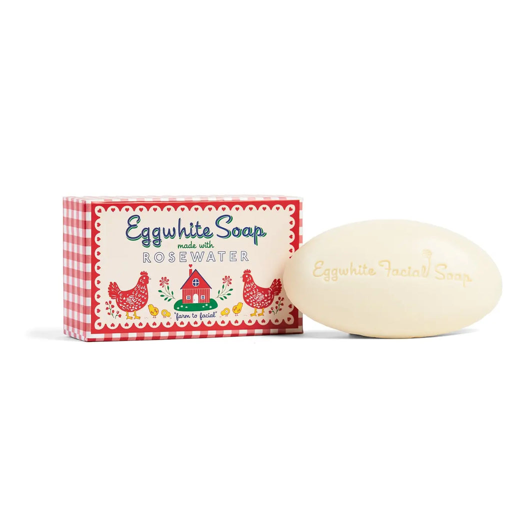 Eggwhite and Rosewater Soap Facial Bar