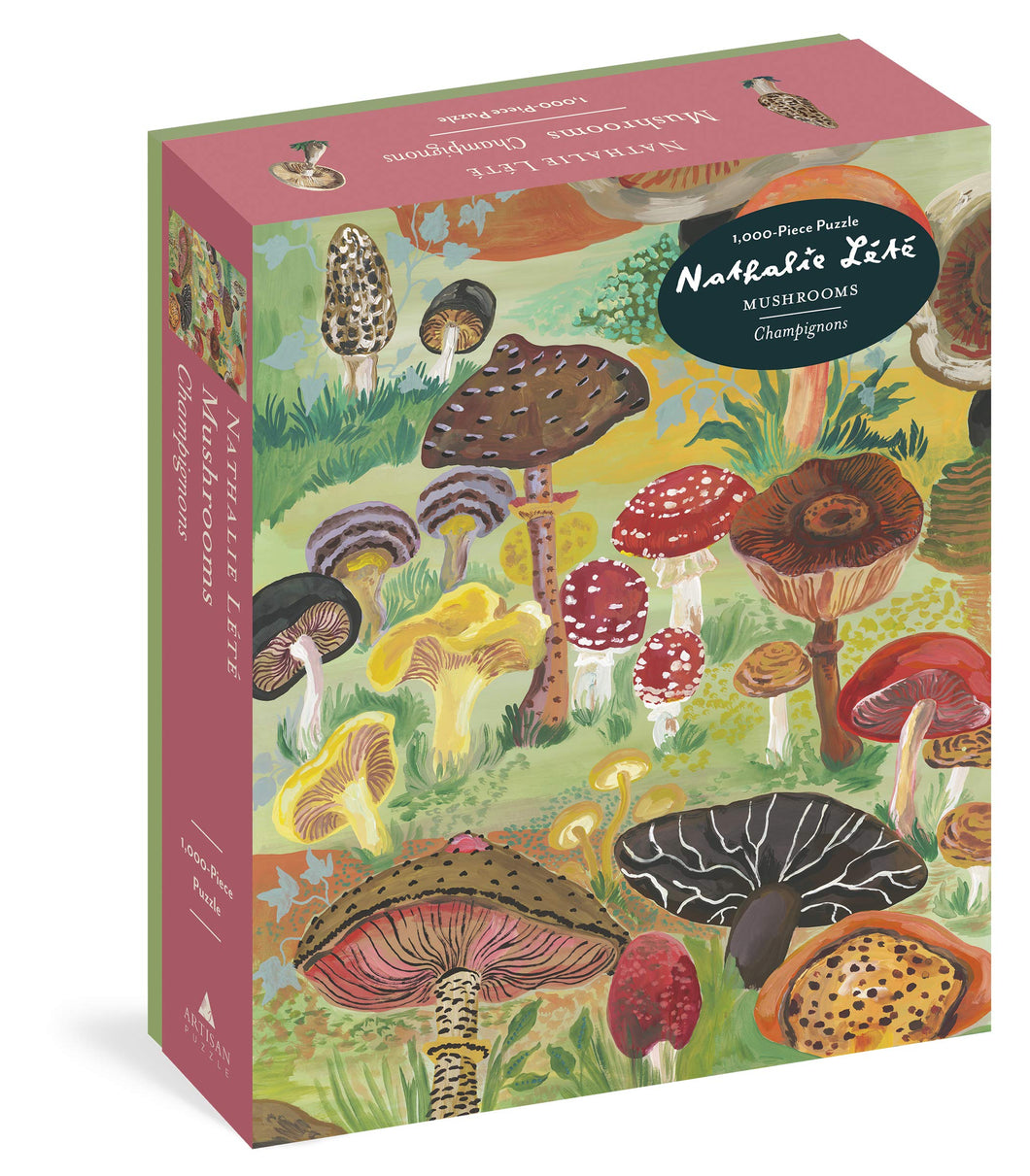 1000 Piece Puzzle | Mushrooms by Nathalie Lété