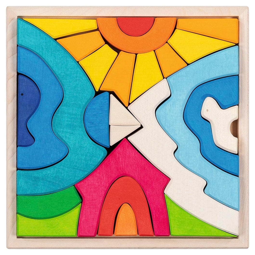 Goki | Little Polar Bear Landscape Puzzle