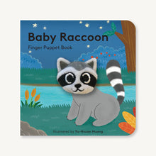 Load image into Gallery viewer, Baby Raccoon Finger Puppet Book
