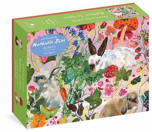 500 Piece Puzzle | Rabbits by Nathalie Lété