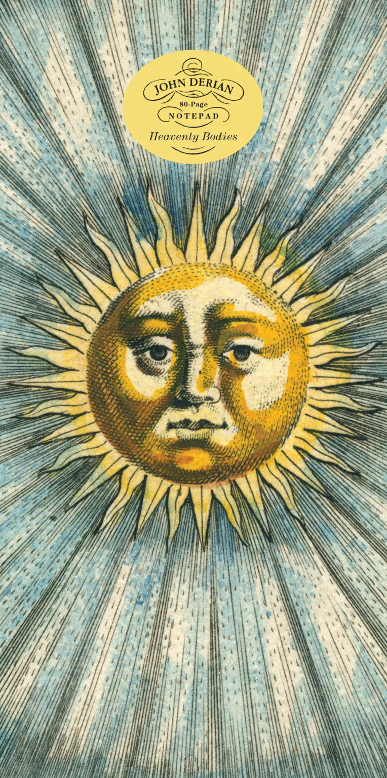 John Derian Heavenly Bodies Notepad