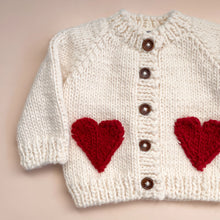 Load image into Gallery viewer, Red Heart Sweater in Cream
