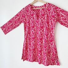 Load image into Gallery viewer, Dolma | Aurora Cotton Tunic in Berry
