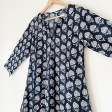 Load image into Gallery viewer, Dolma | Calypso Flower Dress in Navy
