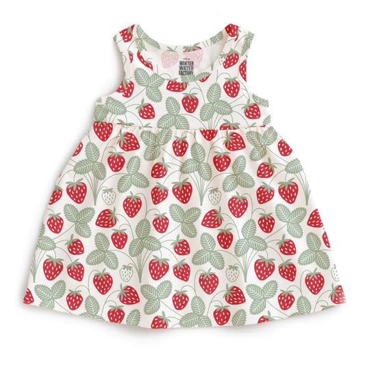 Alna Dress in Strawberry Print