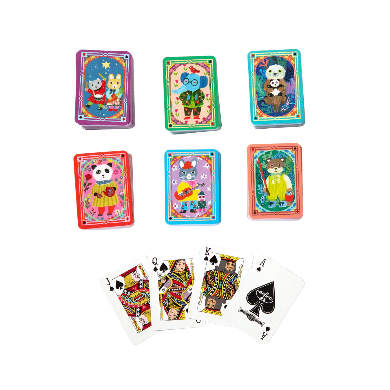 Eeboo | Yumi Kitagishi Tiny Playing Cards Assortment