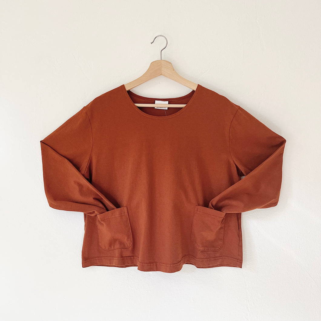 Pacific Cotton | Boxy Shirt in Clay