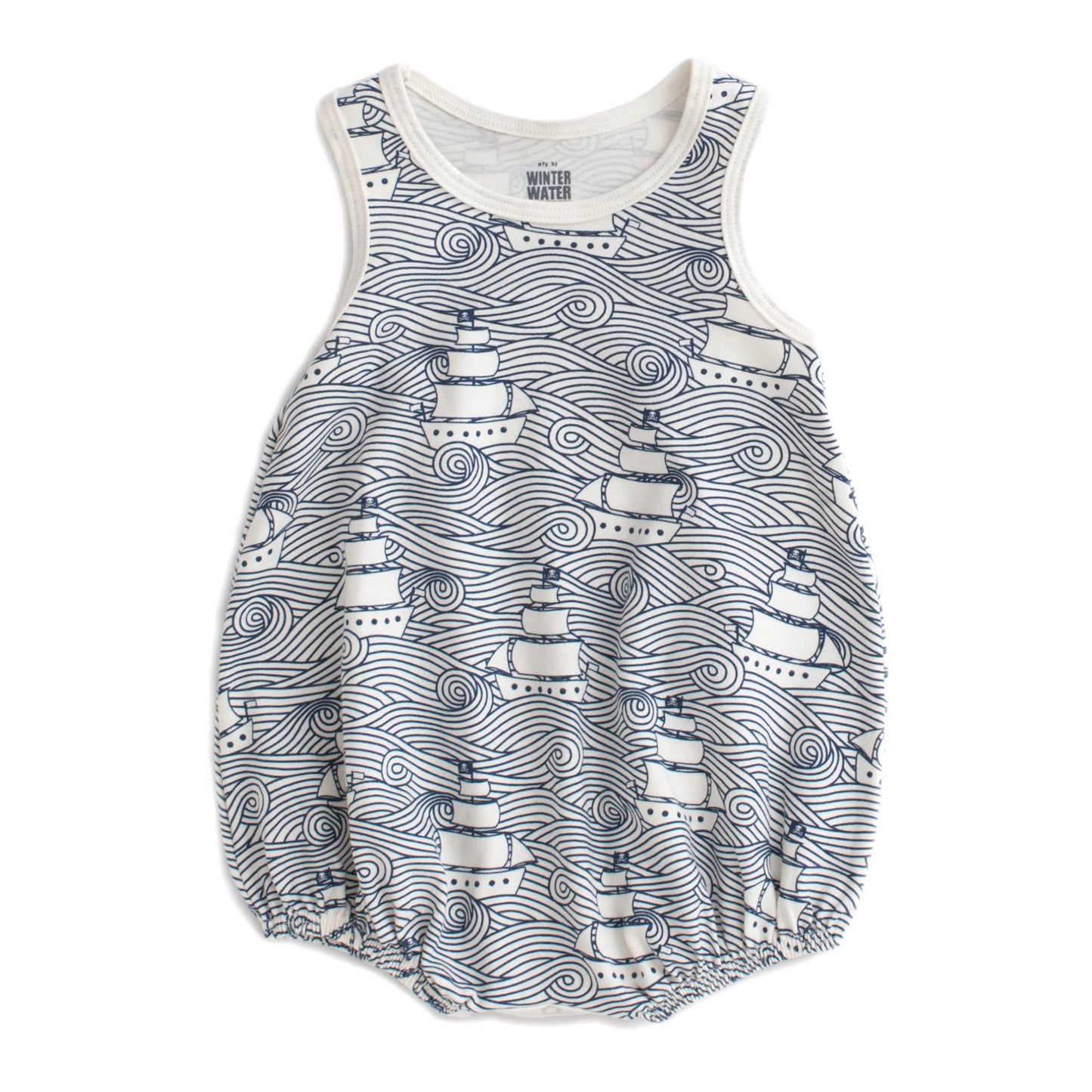 Bubble Romper in High Seas