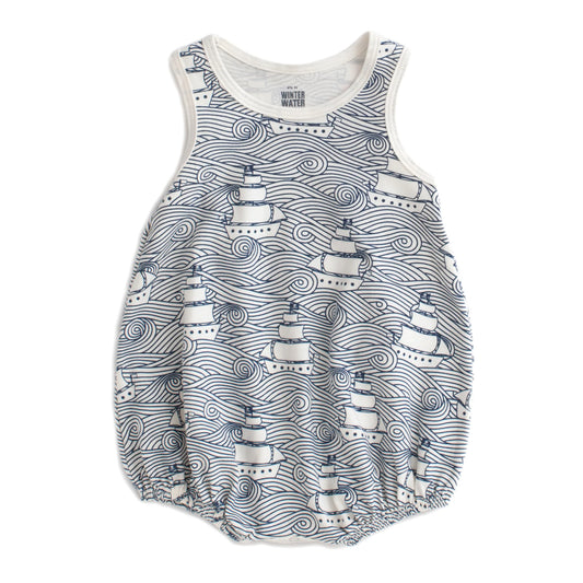 Bubble Romper in High Seas