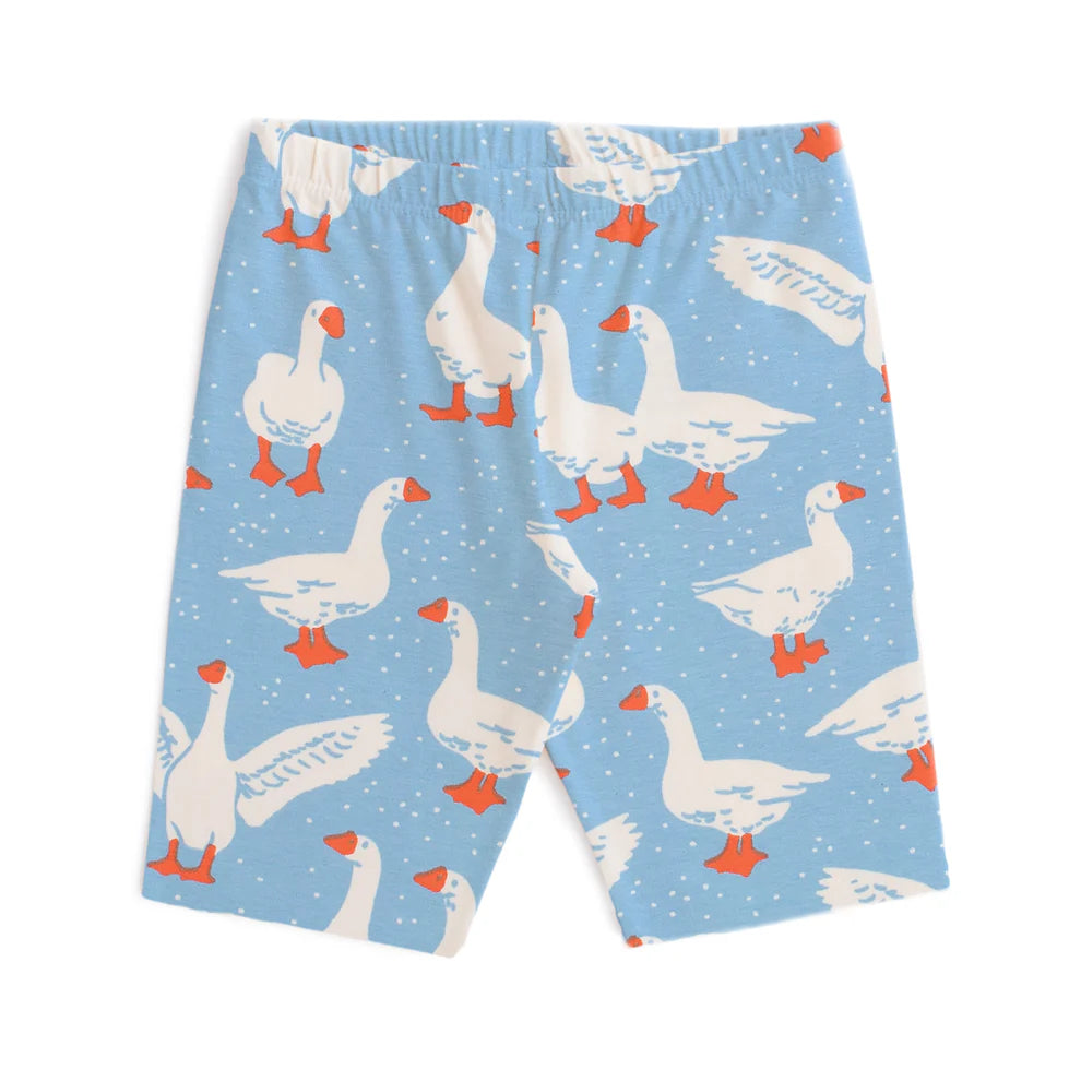 Bike Shorts in Silly Geese