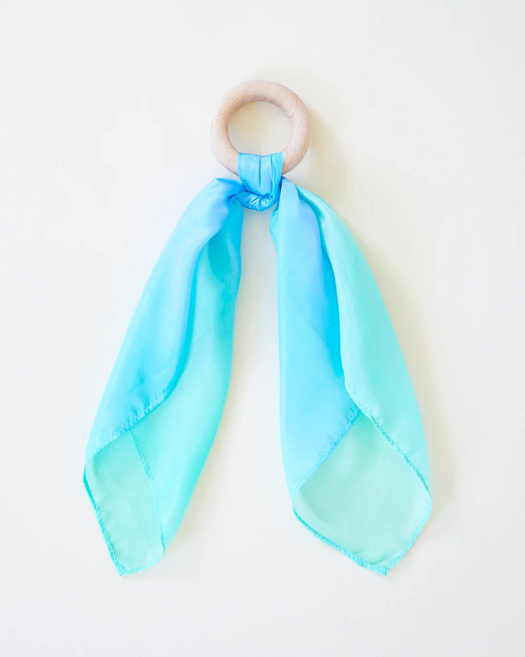 Silk and Wood Teether | Sea