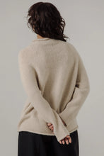 Load image into Gallery viewer, Bare Knitwear | Handloom Rollneck Sweater in Cream
