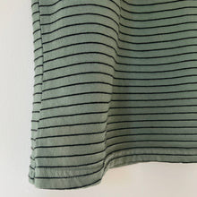 Load image into Gallery viewer, Cut Loose | 3/4 Sleeve Boatneck Tee Shirt in Thin Myrtle Stripe
