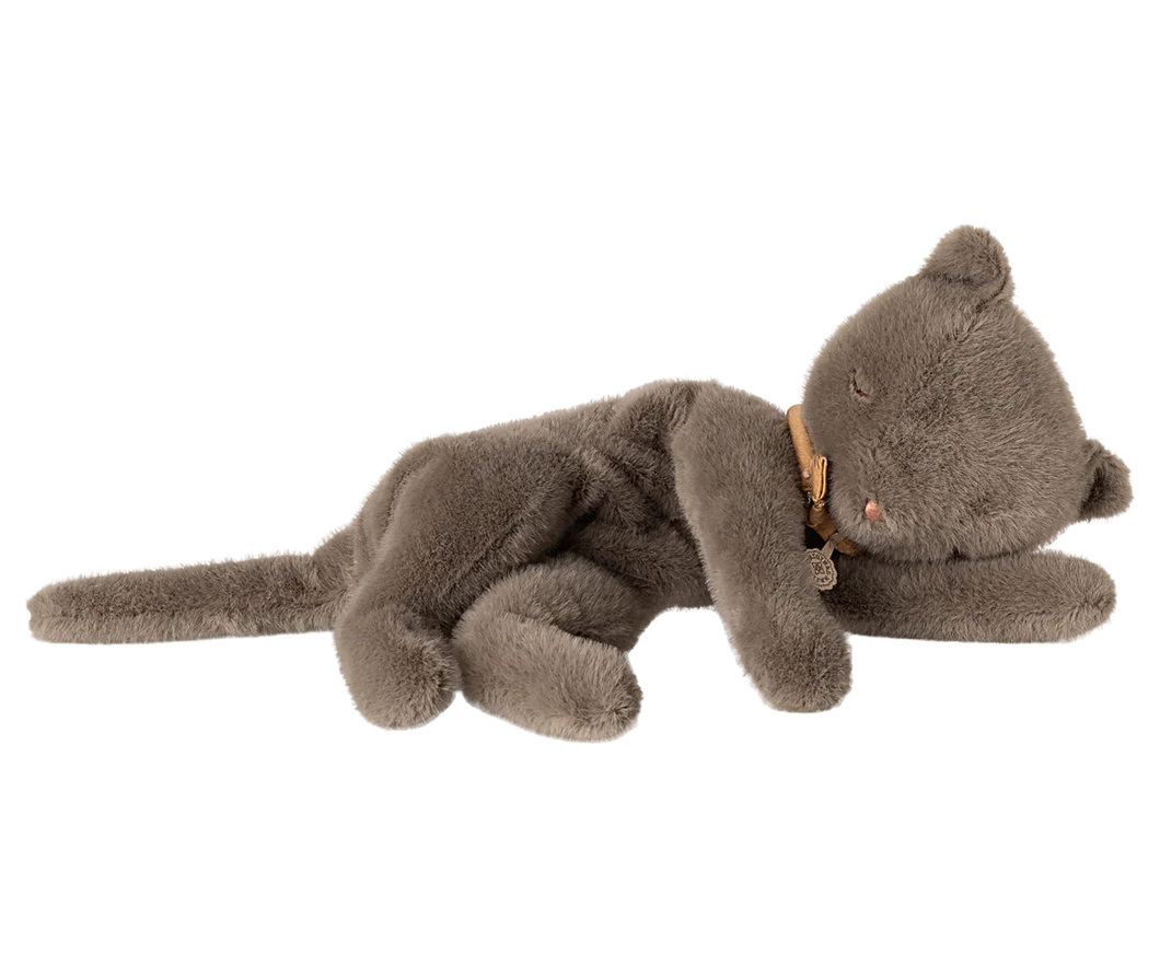 Maileg | Plush Sleeping Kitten in Grey