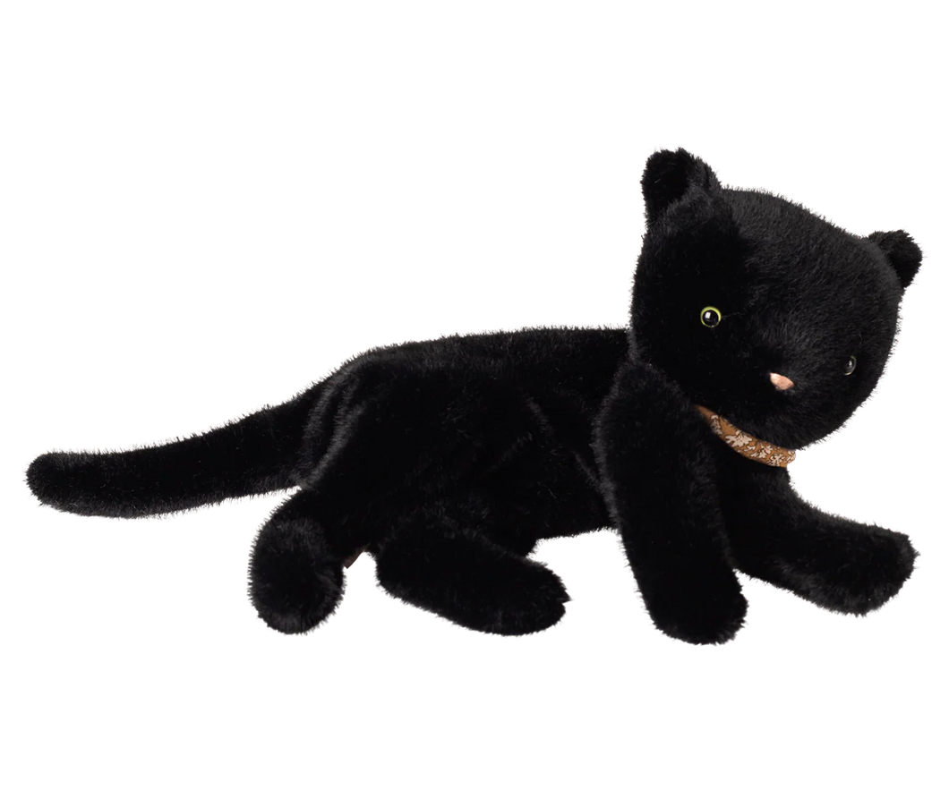 Maileg | Plush Sleeping Kitten in Black