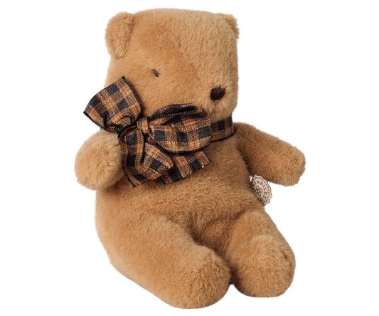Mini Plush Teddy Bear in Mushroom