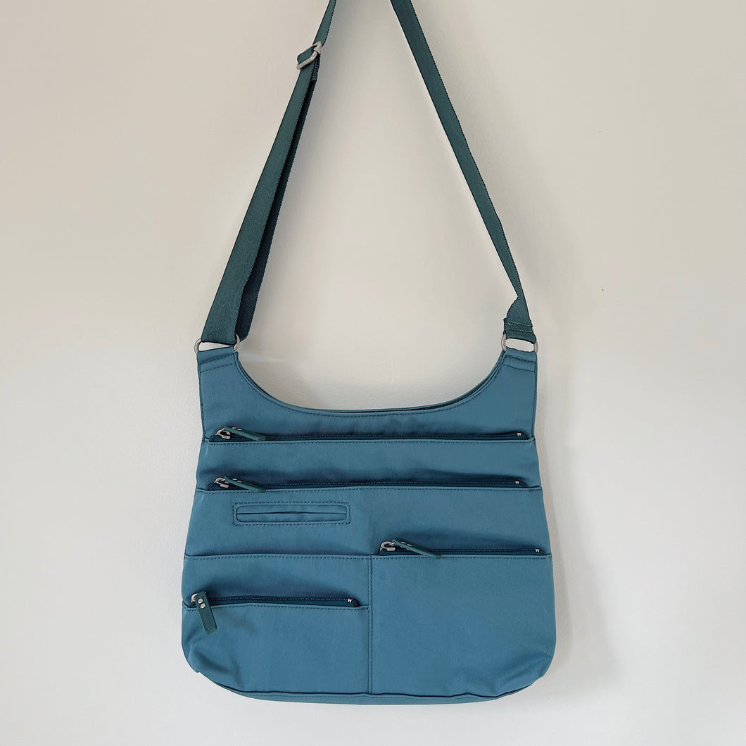 Highway | Teela Multi-Pocket Cross Body Shoulder Bag in Blue Jay x 