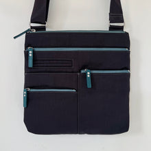Load image into Gallery viewer, Highway | Nico Multi-Pocket Cross Body Shoulder Bag in Ink x Azure | Small

