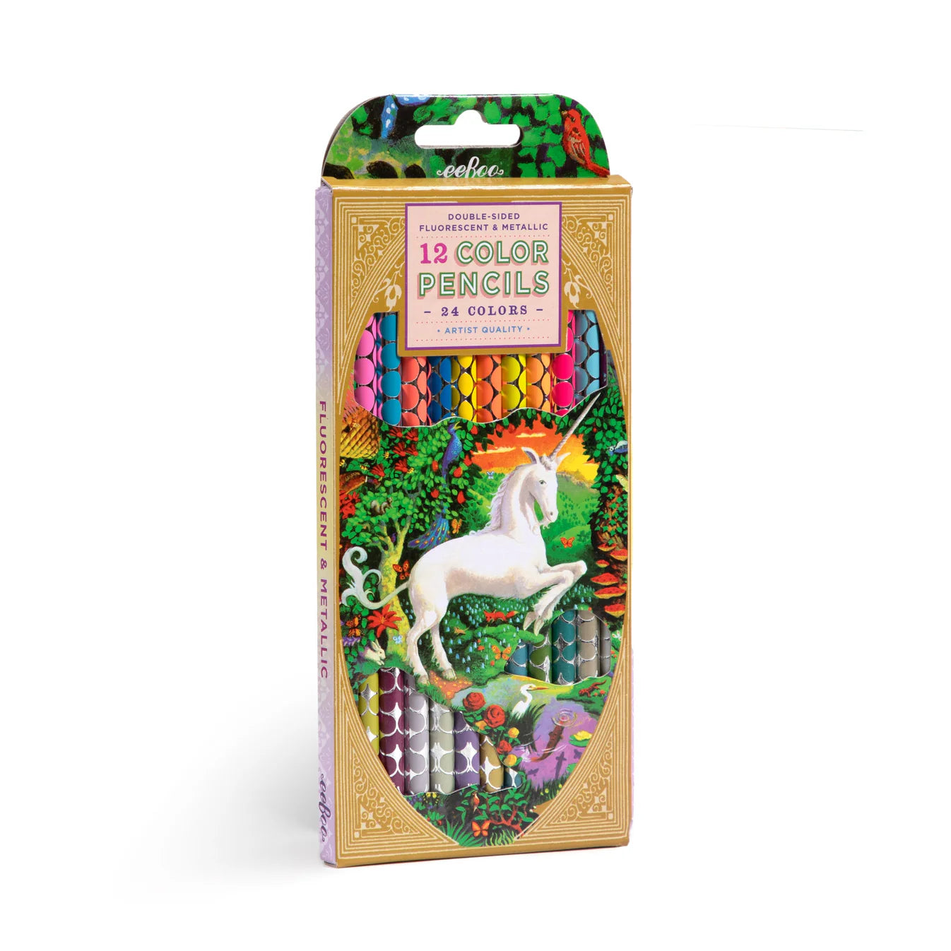 Unicorn Garden 12 Double Color Pencils