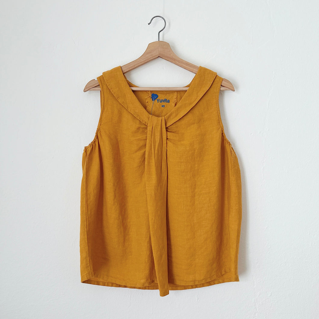 Yuvita | Summer Sailor Tank in Turmeric