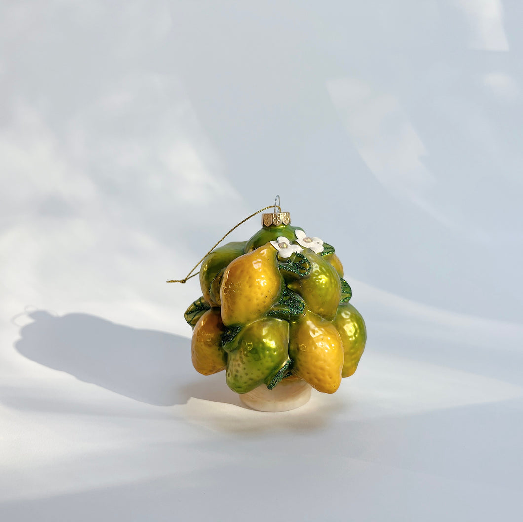 Lemon Lime Basket Ornaments