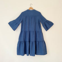 Load image into Gallery viewer, Yuvita | Tiered Babydoll Dress in French Navy
