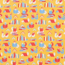Load image into Gallery viewer, Winter Water Factory | Lausanne Baby Dress in Yellow Bookworms
