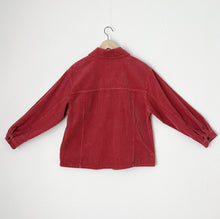 Load image into Gallery viewer, Kleen | Corduroy Cropped Jacket in Marsala
