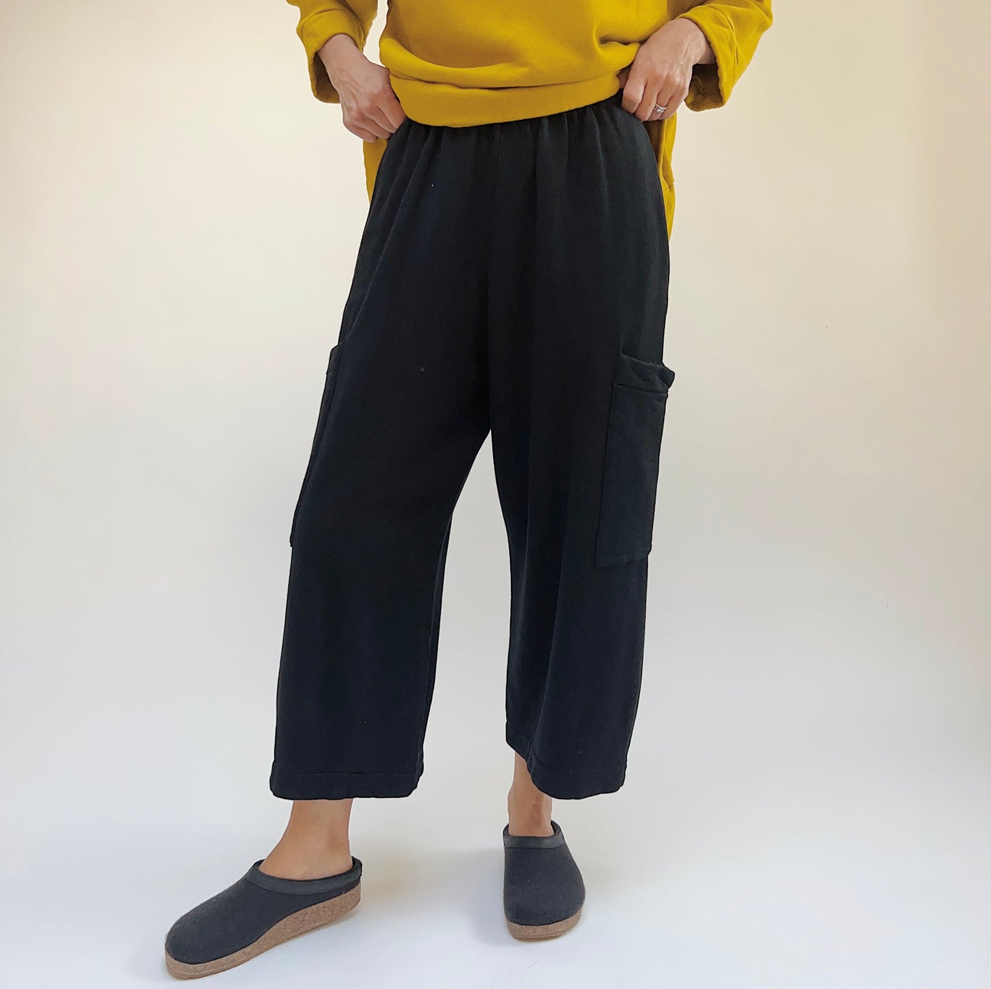 Bryn Walker | Pasha Fleece Pant in Black