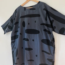 Load image into Gallery viewer, Uzi | Charcoal Pebble Now Dress
