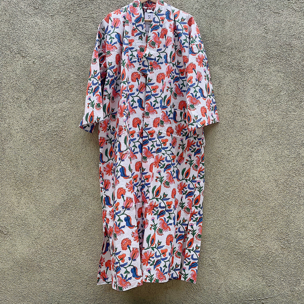 Chamoli Flower Cotton Robe