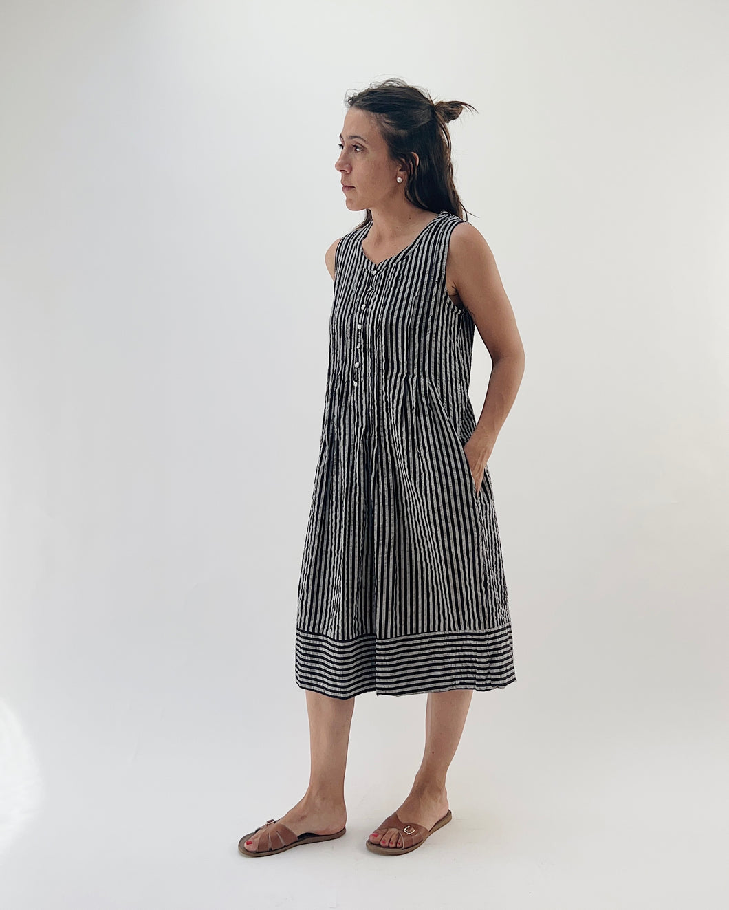 Tulip | Jenny Dress in Harrison Stripe